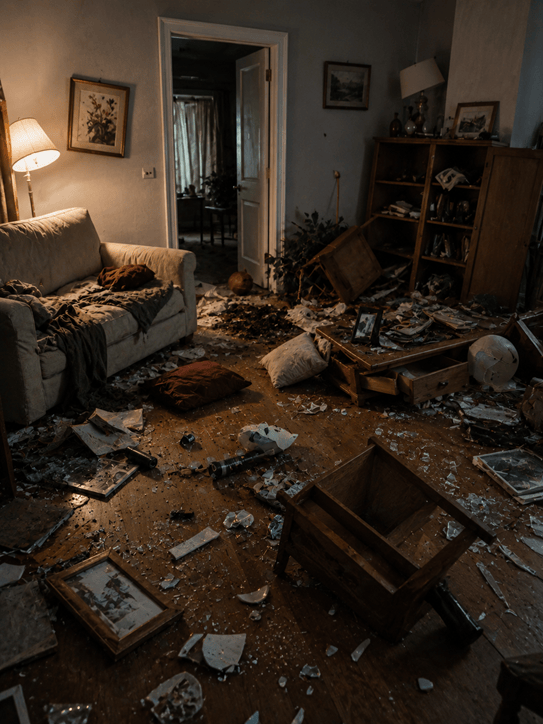 visión de una escena del crimen que debe ser analizada por la policía científica antes de dar paso a los inspectores de homicidios.